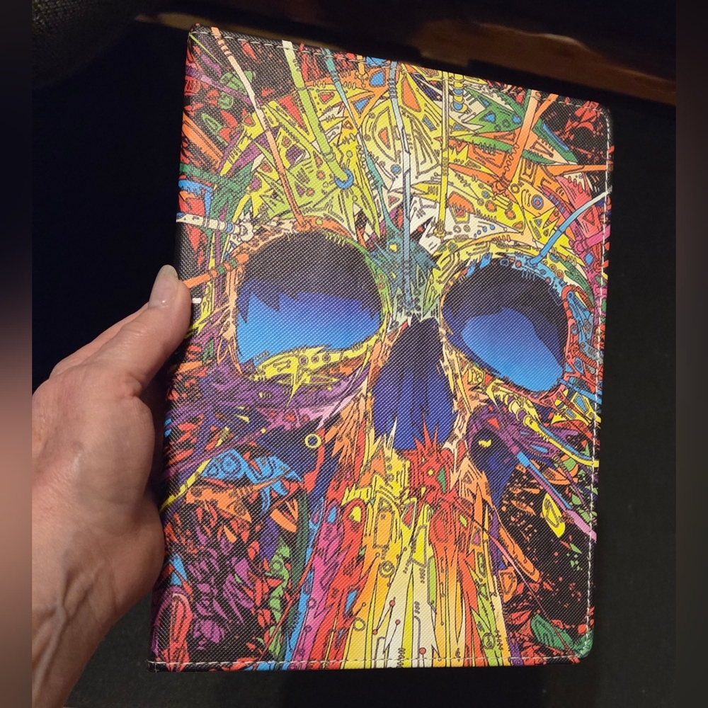 Skull Tablet Case 9.25 x 6.5"